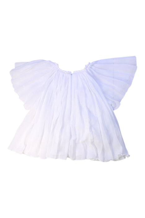 A White Sleeveless Tops from Chloe in size 6T for girl. (Back View)