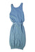A Blue Sleeveless Dresses from Excuse My French in size 6T for girl. (Front View)