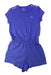 A Blue Short Sleeve Rompers from Polo Ralph Lauren in size 6T for girl. (Front View)
