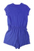 A Blue Short Sleeve Rompers from Polo Ralph Lauren in size 6T for girl. (Back View)