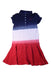 A Red Short Sleeve Dresses from Polo Ralph Lauren in size 6T for girl. (Front View)