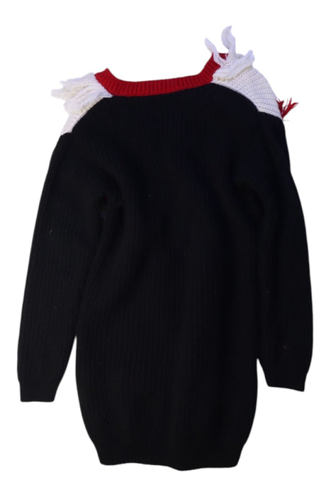 A Black Sweater Dresses from MSGM in size 4T for girl. (Back View)