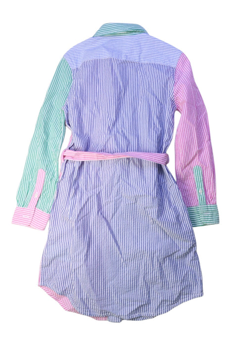 A Multicolour Long Sleeve Dresses from Polo Ralph Lauren in size 6T for girl. (Back View)