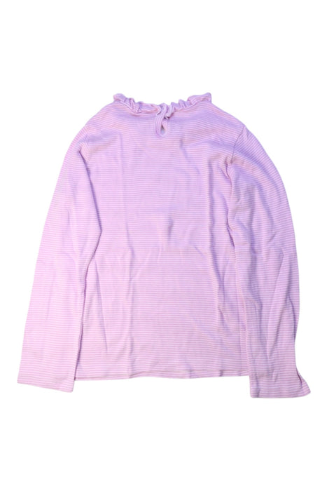 A Pink Long Sleeve Tops from Petit Bateau in size 8Y for girl. (Back View)