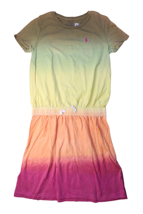 A Multicolour Short Sleeve Dresses from Polo Ralph Lauren in size 12Y for girl. (Front View)