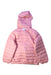 A Pink Puffer/Quilted Jackets from Patagonia in size 5T for girl. (Back View)