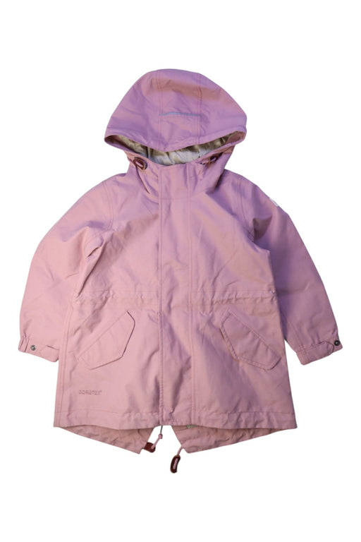 A Pink Coats from Aigle in size 4T for girl. (Front View)