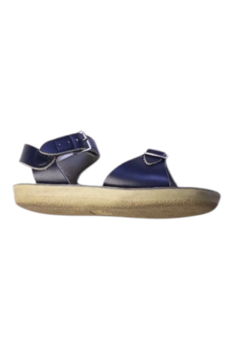 A Blue Sandals from Sun-San in size 5T for neutral. (Front View)