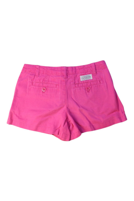 A Pink Shorts from Polo Ralph Lauren in size 7Y for girl. (Back View)