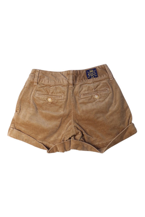 A Brown Shorts from Ralph Lauren in size 7Y for girl. (Back View)