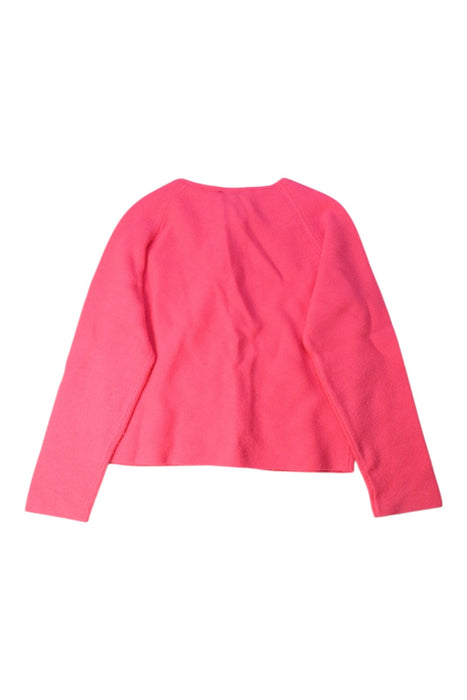A Red Cardigans from Jacadi in size 6T for girl. (Back View)