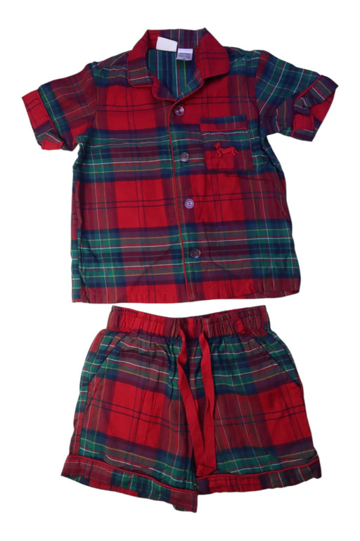 A Red Pyjama Sets from Peter Alexander in size 4T for boy. (Front View)