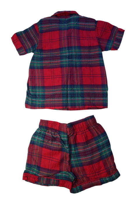 A Red Pyjama Sets from Peter Alexander in size 4T for boy. (Back View)
