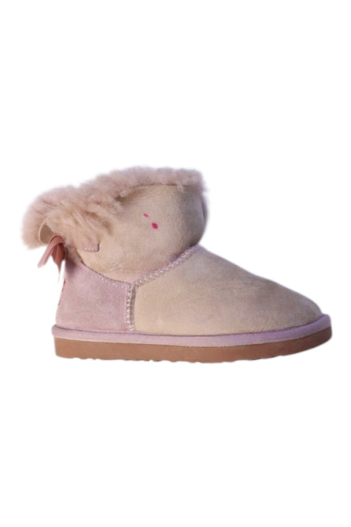 A Beige Booties from UGG in size 18-24M for girl. (Front View)