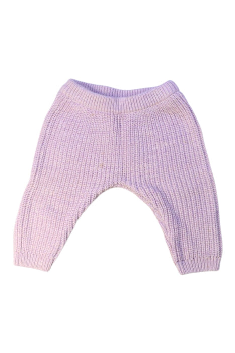 A Purple Casual Pants from Seed in size 0-3M for girl. (Front View)