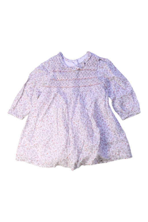 A White Long Sleeve Dresses from The Little White Company in size 3-6M for girl. (Front View)