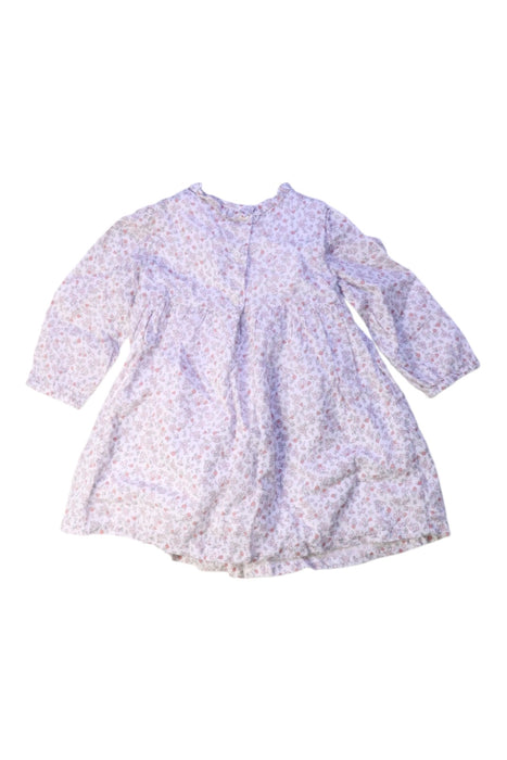 A White Long Sleeve Dresses from The Little White Company in size 3-6M for girl. (Back View)