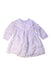 A White Long Sleeve Dresses from The Little White Company in size 3-6M for girl. (Back View)