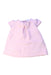 A Pink Short Sleeve Dresses from J by Jasper Conran in size 0-3M for girl. (Front View)