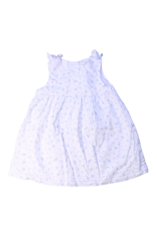 A White Sleeveless Dresses from The Little White Company in size 6-12M for girl. (Front View)