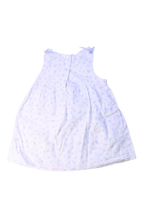 A White Sleeveless Dresses from The Little White Company in size 6-12M for girl. (Back View)