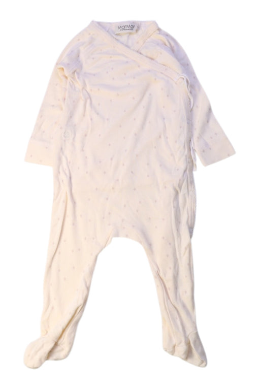 A Ivory Onesies from MarMar in size 0-3M for girl. (Front View)