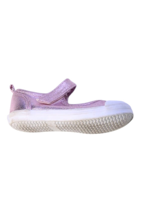 A Pink Flats from Seed in size 12-18M for girl. (Front View)