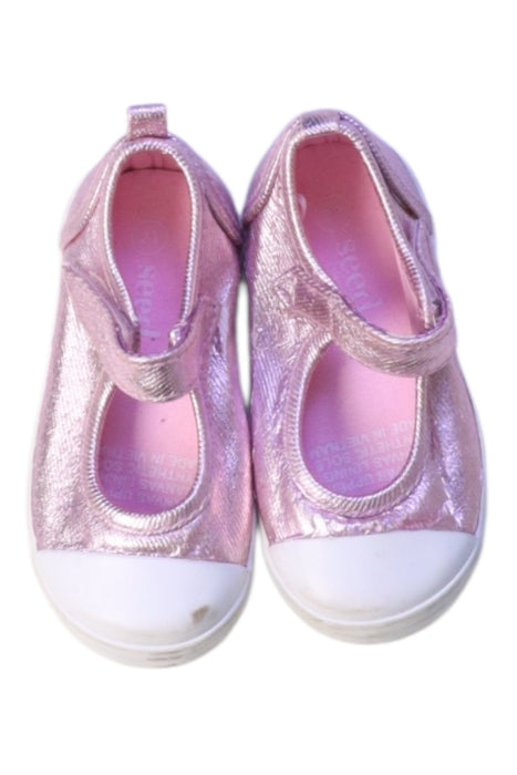 A Pink Flats from Seed in size 12-18M for girl. (Back View)