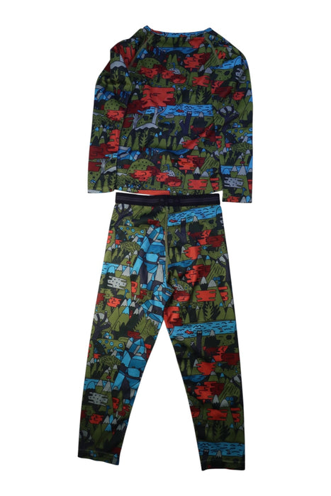 A Multicolour Pyjama Sets from Burton in size 5T for neutral. (Back View)