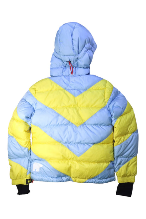 A Blue Puffer/Quilted Coats & Outerwear from Perfect Moment in size 10Y for neutral. (Back View)