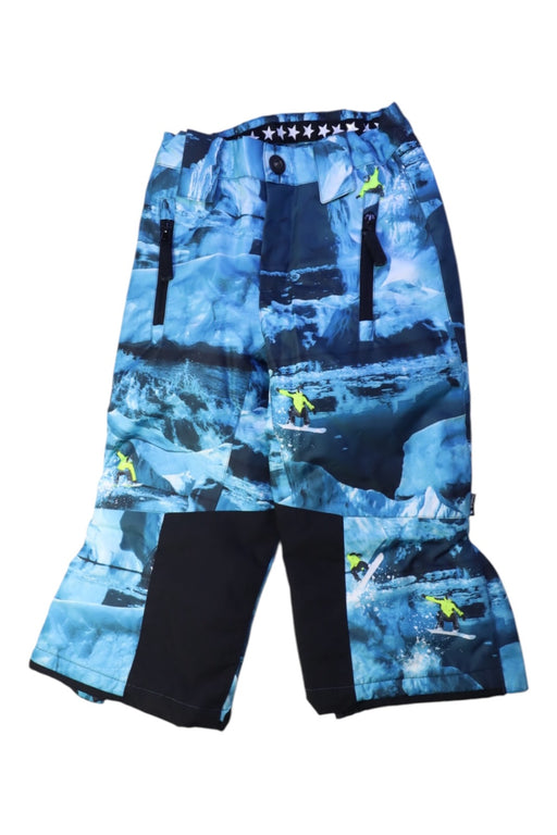 A Blue Ski Pants & Salopettes from Molo in size 4T for neutral. (Front View)