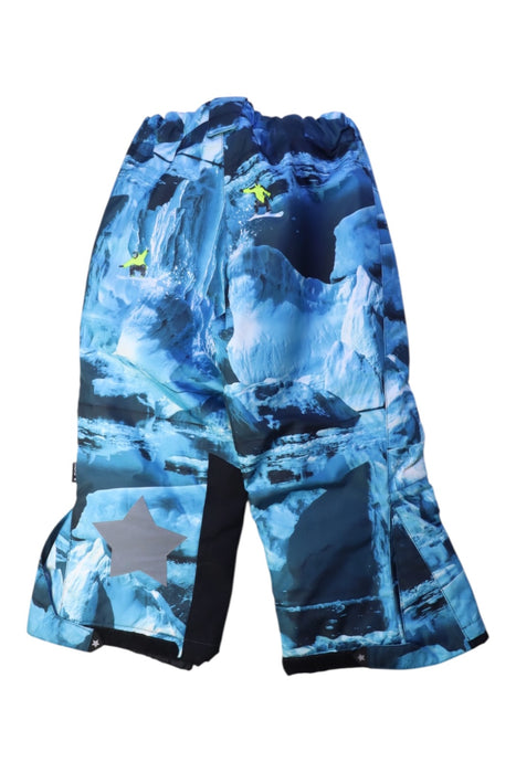 A Blue Ski Pants & Salopettes from Molo in size 4T for neutral. (Back View)