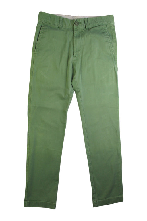 A Green Casual Pants from Crewcuts in size 10Y for boy. (Front View)