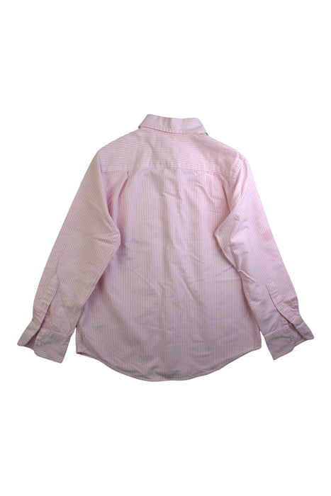 A Pink Long Sleeve Shirts from Crewcuts in size 8Y for boy. (Back View)
