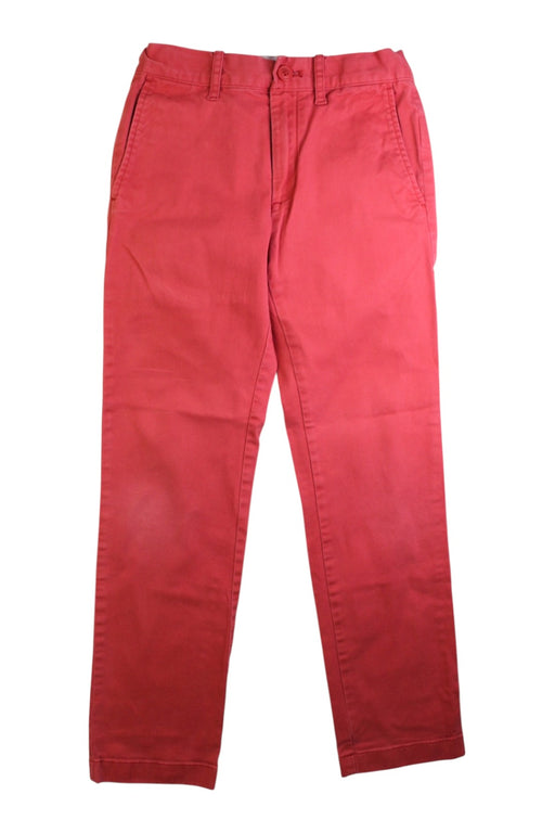 A Red Casual Pants from Crewcuts in size 10Y for boy. (Front View)