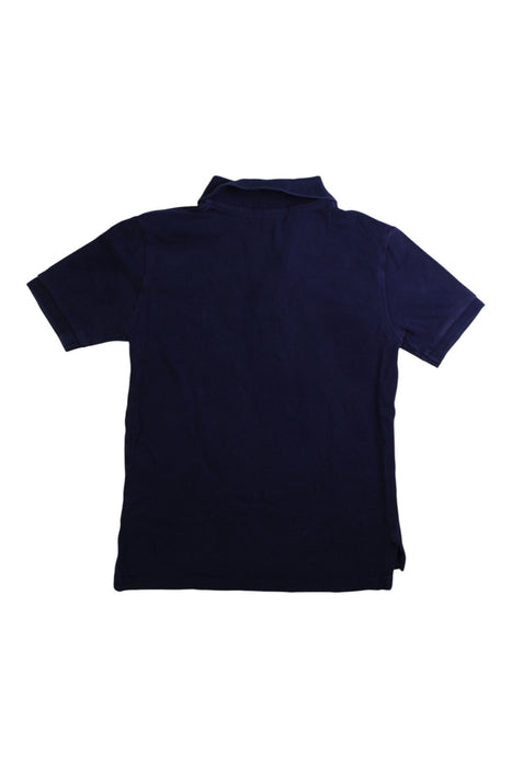 A Navy Short Sleeve Polos from Polo Ralph Lauren in size 8Y for boy. (Back View)