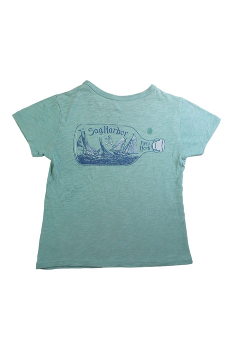 A Teal Short Sleeve T Shirts from Crewcuts in size 4T for boy. (Back View)