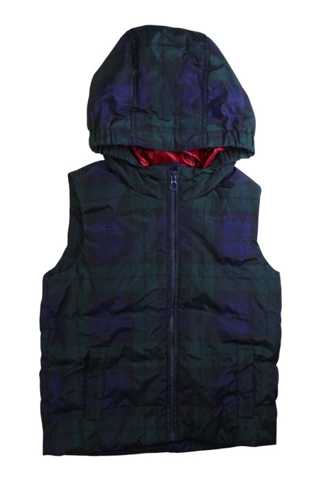 A Navy Puffer/Quilted Coats & Outerwear from Lands' End in size 5T for boy. (Front View)