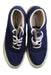 A Blue Sneakers from Converse in size 11Y for boy. (Back View)
