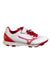 A Red Cleats/Soccer Shoes from Mizuno in size 9Y for boy. (Front View)
