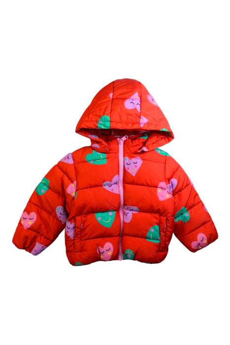 A Red Puffer/Quilted Coats & Outerwear from Stella McCartney in size 12-18M for girl. (Front View)