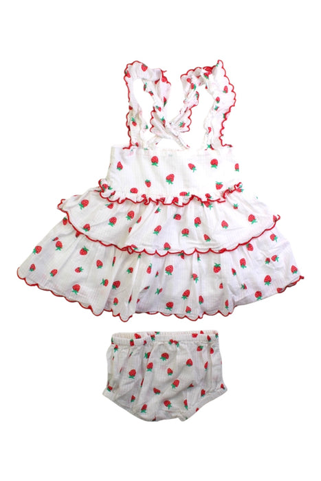 A White Dress Sets from Stella McCartney in size 0-3M for girl. (Front View)