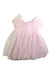 A Pink Short Sleeve Dresses from Stella McCartney in size 6-12M for girl. (Front View)