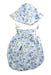 A White Sleeveless Rompers from Ralph Lauren in size 0-3M for girl. (Back View)