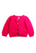 A Pink Cardigans from Petit Bateau in size 2T for girl. (Front View)