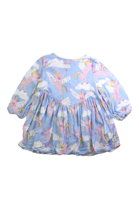 A Blue Long Sleeve Dresses from Stella McCartney in size 12-18M for girl. (Front View)
