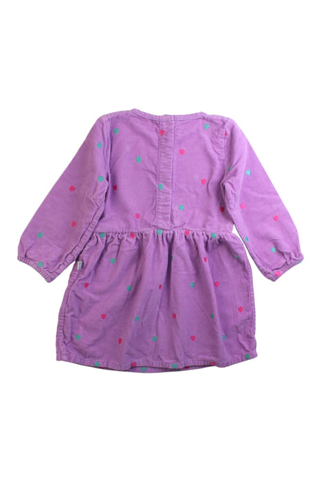 A Purple Long Sleeve Dresses from Stella McCartney in size 12-18M for girl. (Back View)
