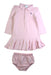 A Pink Dress Sets from Ralph Lauren in size 12-18M for girl. (Front View)