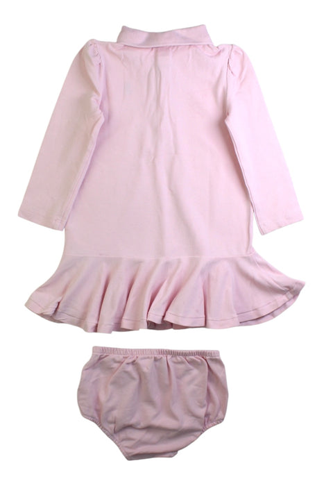 A Pink Dress Sets from Ralph Lauren in size 12-18M for girl. (Back View)
