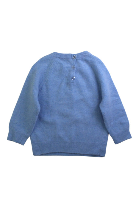 A Blue Long Sleeve Tops from Thomas Brown in size 12-18M for boy. (Back View)